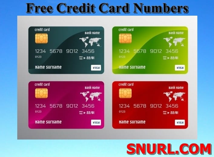Credit card numbers with money